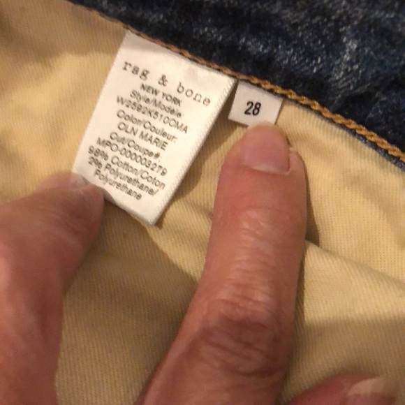 Rag and Bone NWT Low Dre Sz 28 🔥🔥🔥 - Picture 9 of 13